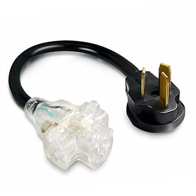 1050p Male To 3 515r Female Household Tri Outlet With Lighted220/250v Electri