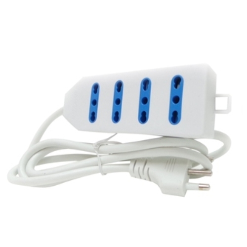 Multipresa Bipasso 4 Posizioni Ciabatta Presa Elettrica Cavo 1.5mt 16A moc