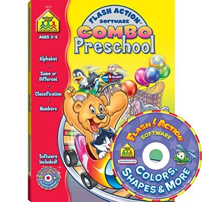 FLASH ACTION SOFTWARE COMBO PRESCHOOL By Barbara Gregorich & Joan Hoffman *VG+*