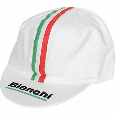 Bianchi Basic Bicycle Cap White Color Free Size 570-590mm Cycling Accessory
