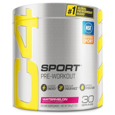 Cellucor C4 Sport Pre Workout Powder Watermelon - Pre Workout Energy30 Servings