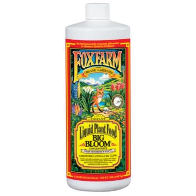 Fox Farm Big Bloom 1 Quart 32oz 1 Gallon 2.5G 5G - organic nutrients hydroponics