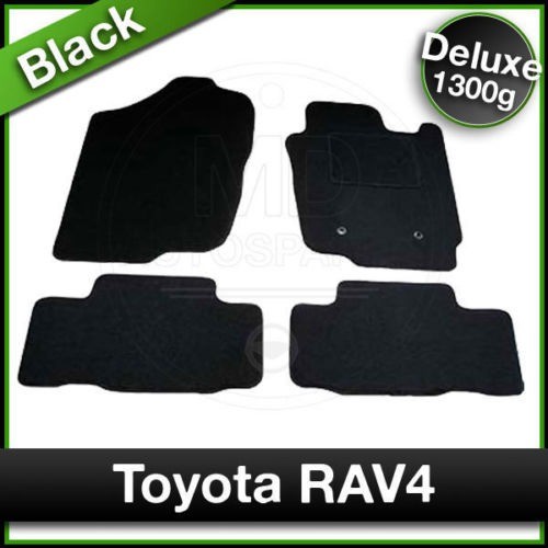 Tailored Fitted DELUXE Mats TOYOTA RAV4 2006 to 2012 Black (unopened