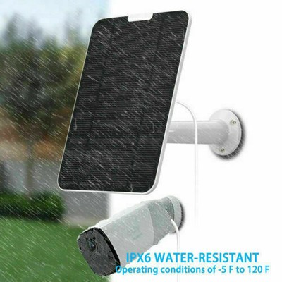4W Solar Panels 11.8ft for Eufy Eufycam Cam E/2C/E/2 Pro Wall Mount Power Cable