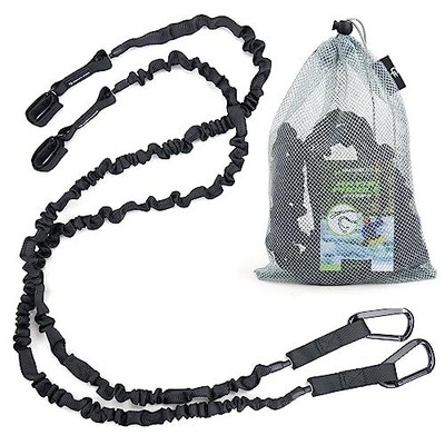 Paddle Leash 5-8feet Stretchable Paddle Strap With Carabiner