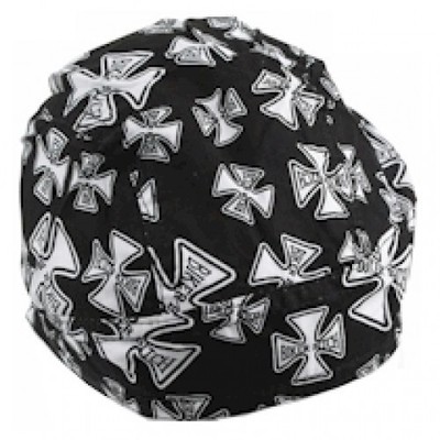 Set Do Rags Skull Head Wrap Bandana Cotton Biker 6 Pc Caps Assorted