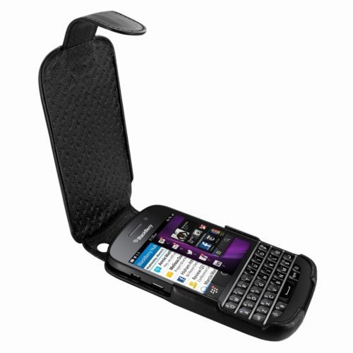 Blackberry Accessories - Slim leather cover, Charger, and Headset