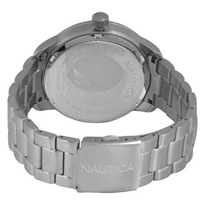 Pre-owned Nautica Analog Black Dial Men's Watch-napfrl005