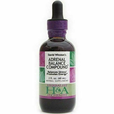 NEW Herbalist and Alchemist Adrenal Balance Compound Balances Stress 2 oz 60 mL