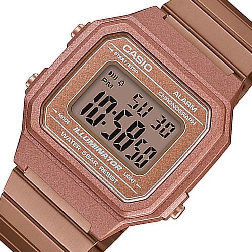 Orologio Da Polso CASIO B650WC-5ADF Unisex Digitale Retrò Acciaio Data lac