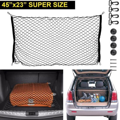 Envelope Style Trunk Cargo Net For 2011-2018 Jeep Grand Cherokee & Dodge Durango - Black