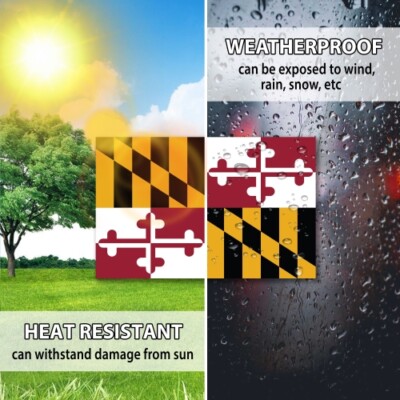 Magnet Me Up Maryland Car Magnet Decal US State Flag 4x6 Refrigerator Locker SUV