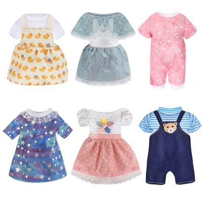 Alive Girl Doll Clothes - 12 Inch Doll Clothes, 6 Different Dress Set Include...
