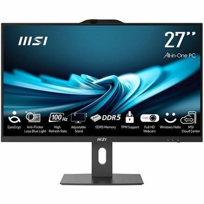 MSI PRO AP272P -601US 27 inch All-in-One PC- Intel Core i5 - 16 GB - 1 TB SSD -W