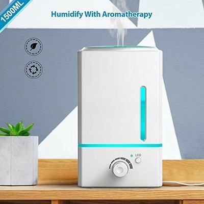ESSENTIAL OIL DIFFUSER Aromatherapy Humidifier for Large Room 1500ml EXQLINE