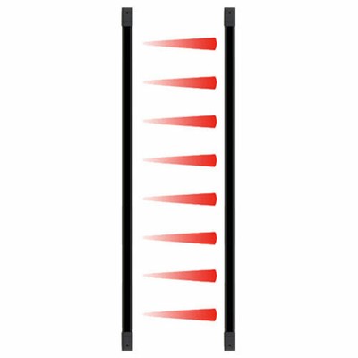 Seco-Larm Enforcer Curtain Sensors, 8 Beams, 60 In. (E-9660-8B25)