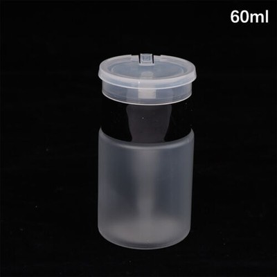 1Pc 60/200ml Empty Press Nail Bottle Pump Dispenser Plastic Polish Manicure.cf