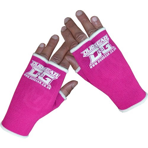 HOT PINK MUAY THAI BOXING MARTIAL ARTS HAND SUPPORTS INNER GLOVES (Kids - Adults