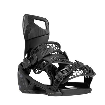 New NIDECKER Snowboard Bindings Women's 23-24 SUPERMATIC BLACK Drop-in