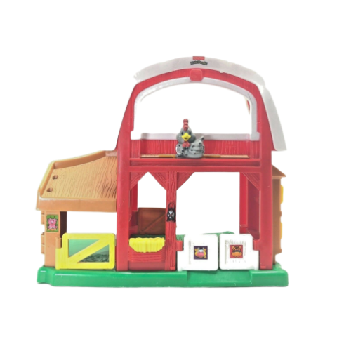 Fisher Price Toy Little People Farm Barn House Animal Sounds