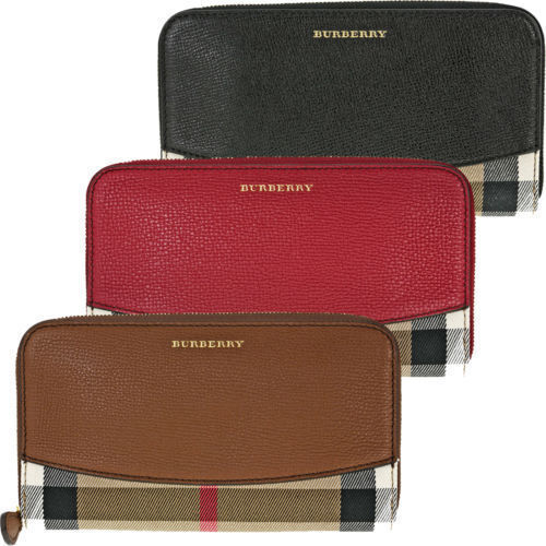 Wallets & purses Burberry - Haymarket leather wallet - 405156360380