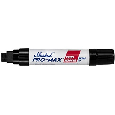 Markal 0090903 Pro-Max Broad Felt-Tip Paint Marker - Black