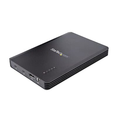 StarTech.com 4 Bay Thunderbolt 3 NVMe Enclosure, For M.2 NVMe SSD Drives, 1x