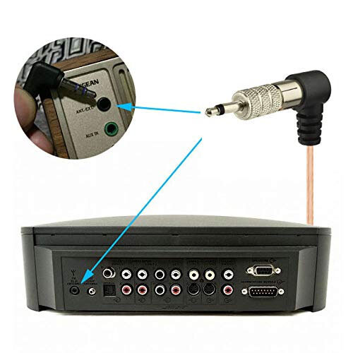 FM Dipole Antenna for Denon Pioneer Onkyo Yamaha Marantz Bose-Wave Music System