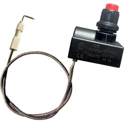 MCAMPAS Propane Electronic Pulse Gas Igniter with 400mm Electrode Ignition Cable
