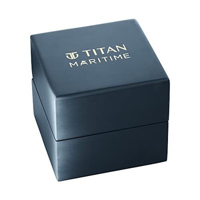 Pre-owned Titan Analog Gray Dial Men's Watch-1830qm01