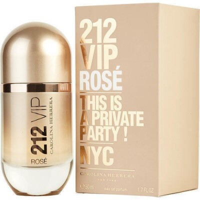 212 VIP ROSE by Carolina Herrera EAU DE PARFUM SPRAY 1.7 OZ NEW IN SEALED BOX