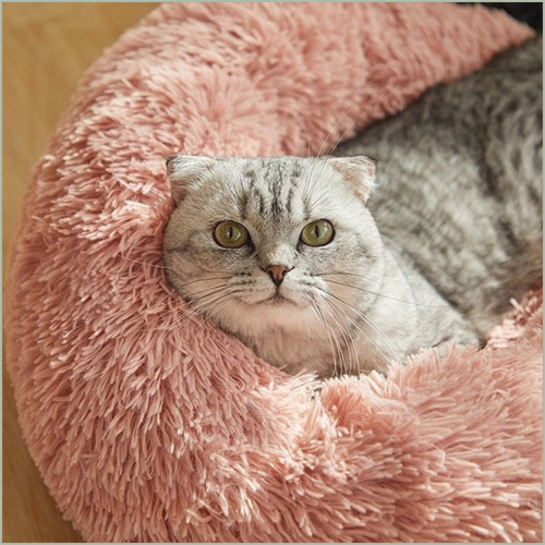 Marshmallow Cat Bed Cave Comfy Calming Dog Cat Bed Self Warming Heated Cat Bed Ebay