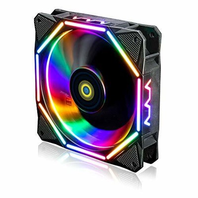 conisy Gehäuselüfter 120mm Quiet Edition PC Kühlung Lüfter mit RGB LED Licht ...