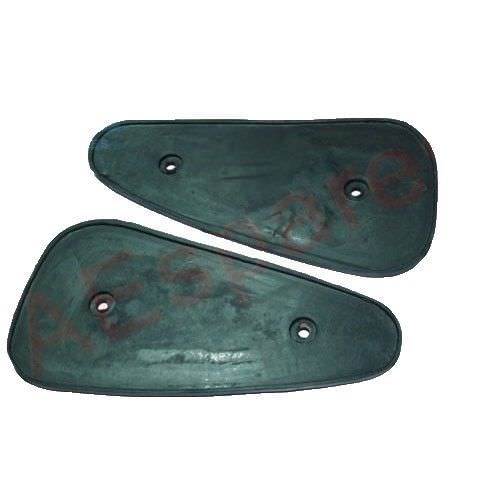 Velocette Petrol Fuel Tank Black Rubber Knee Pad Set  