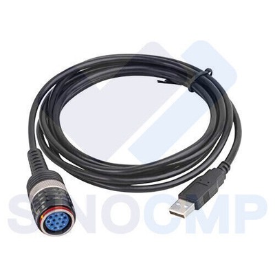 88890305 Truck Diagnostic Tool Scanner Cable 9 Pin For VOLVO VOCOM New