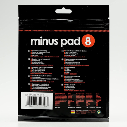 Thermal Grizzly Minus Pad (120 x 20 x 0,5 mm, 120 x 20 x 8