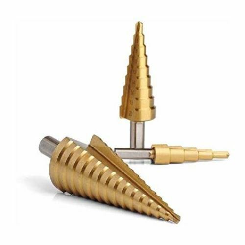 Kit 3 Frese Coniche Gradini Da 4 A 32 Mm Fresa Conica A Scalini Hss X Foro Legno