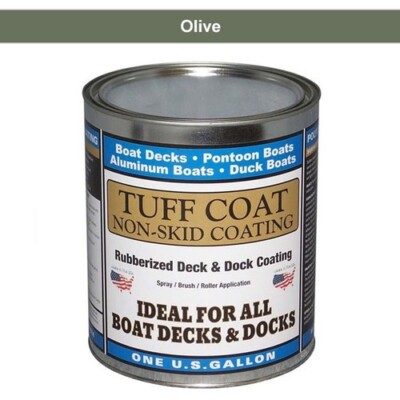 Tuff Coat Rubberized Deck Coating | Olive | Gal | 11406