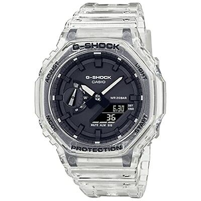 Pre-owned G-shock Casio  Men Black Dial Analog-digital Ga-2100ske-7adr (g1102)