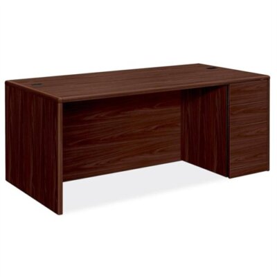 Hon 10700 Series Right Pedestal Desk - 72'' Width X 36'' Depth X 29.5'' Height - 3