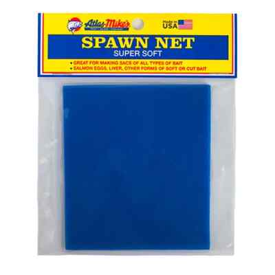 Atlas Mikes Spawn Net Mesh Egg Sack Tying Bait Material Pre Cut 3x3'' Squares