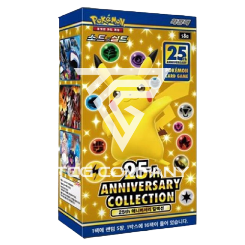 ポケカBOX 25th Anniversary Collection Pokémon TCG Sword & Shield 25th Anniversary Collection