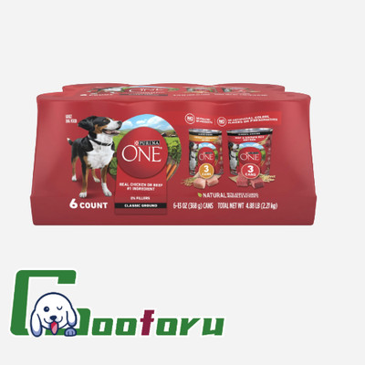 Purina ONE Classic Ground Chicken and Brown Rice, and Beef and Brown Rice Entree