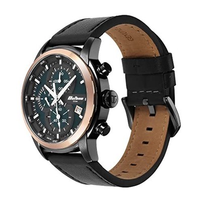 Pre-owned Titan Analog Black Dial Men's Watch-90086kl03