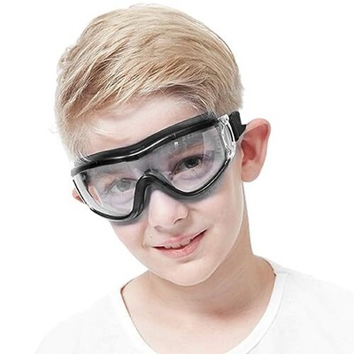 Safety Glasses Goggles Childrens Windproof Eyes Protective UV Antifog Lab Gif...