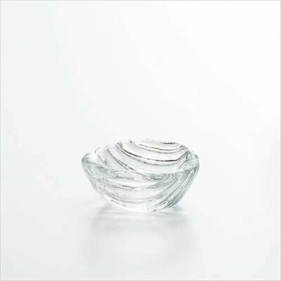 ADERIA Shonai Craft Glassware Ryurei Nozoki Small Bowl 75mm F-70347 JAPAN