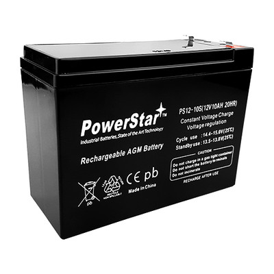 PowerStar 12V 10Ah Replacement Battery for APC RBC4 RBC 4 RBC6 RBC 6 D5775 BP10