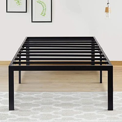 Olee Sleep 18 Inch Tall Heavy Duty Steel Slat Anti-slip Support Easy Assembly