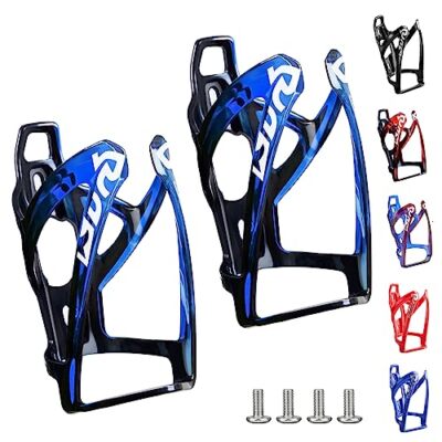 2 Pack Bike Water Bottle Cage Drink Holder for MTB Road Mountain Bike
