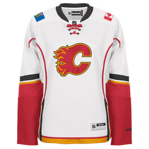 2011-13 CALGARY FLAMES REEBOK JERSEY (ALTERNATE) WOMENS (XL) - Classic  American Sports